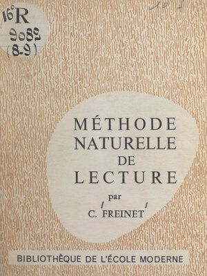 cover image of Méthode naturelle de lecture